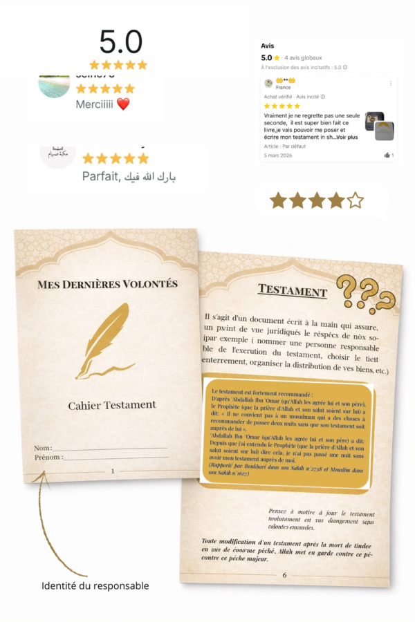 Mes dernières volontés en beige livraison incluse pour la France