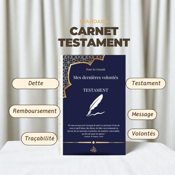 Pack Famille bleu "Mes dernières volontés" Livraison offerte dès maintenant pour la France !