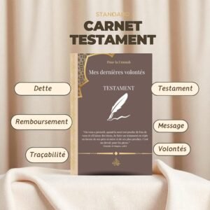 Mes dernières volontés en beige livraison incluse pour la France