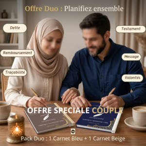 Pack Duo, "Mes dernières volontés" Livraison gratuite dès aujourd'hui pour la France !